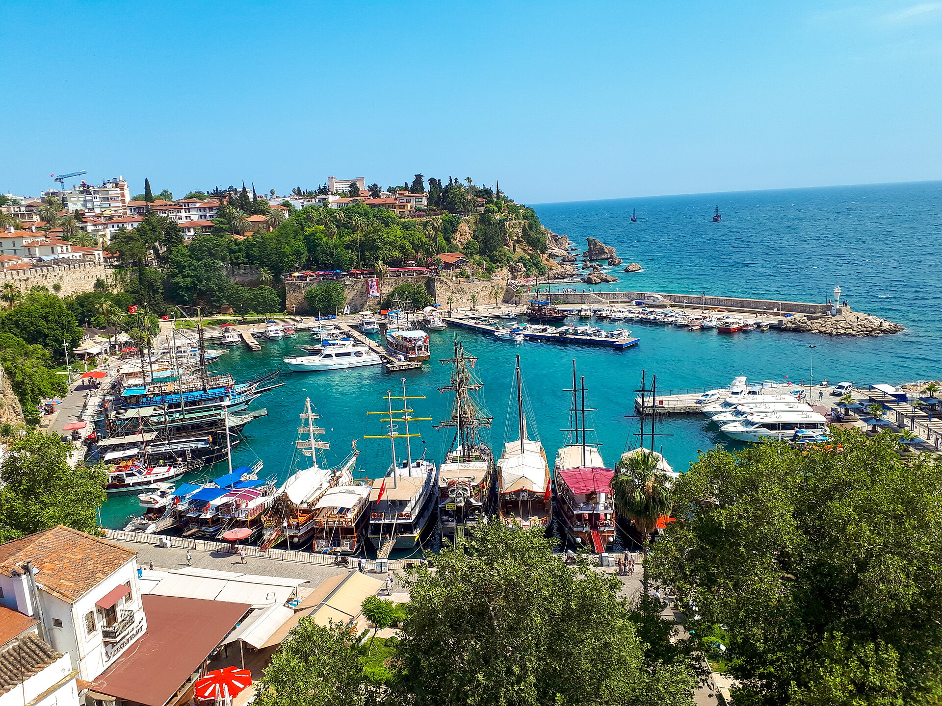 The old harbour of Kaleiçi, Antalya